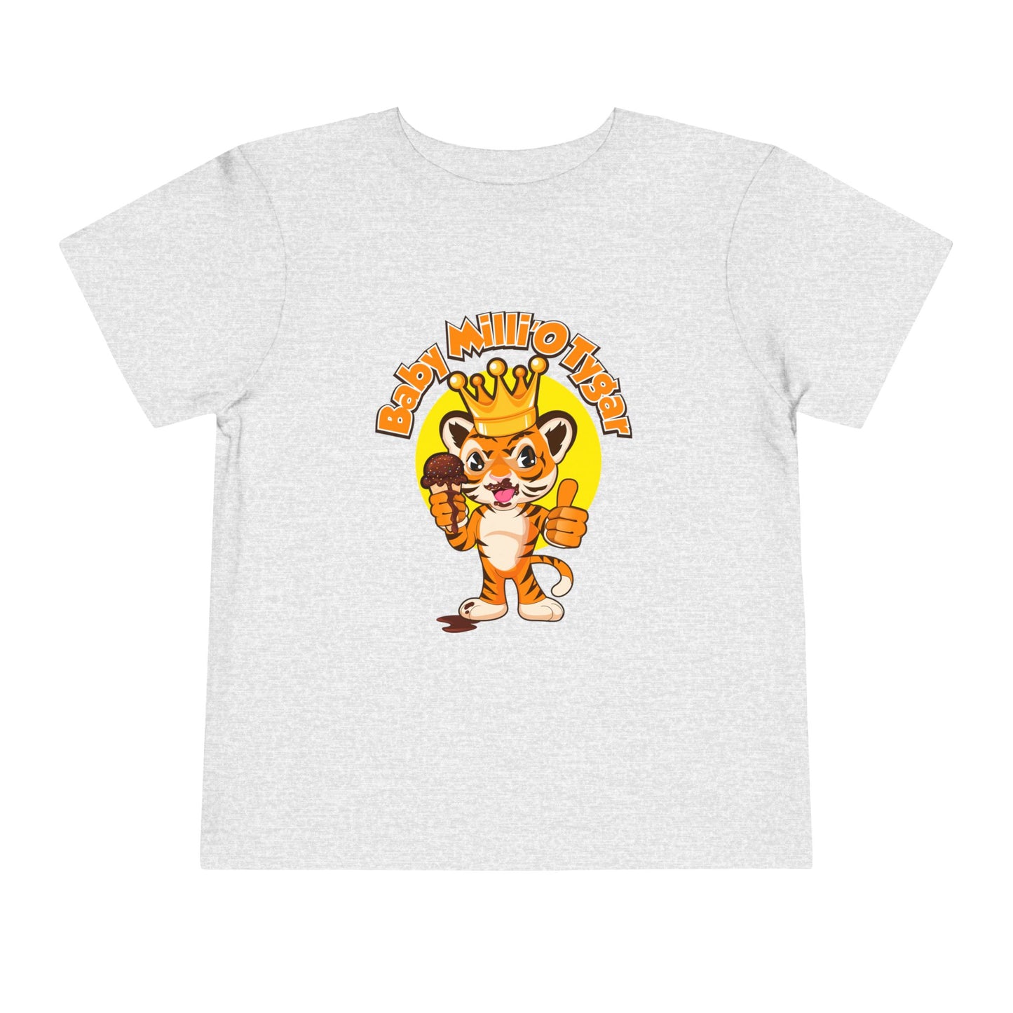 Ice Cream King Toddler Short Sleeve Tee - Animal Design