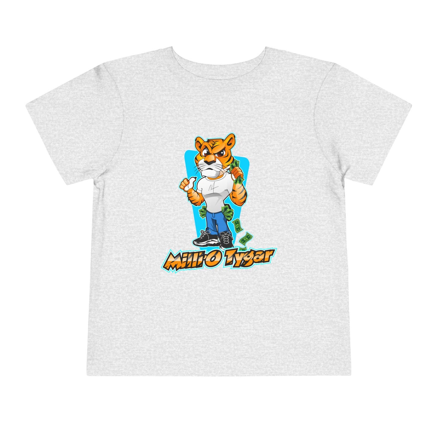 Cool Cartoon Tiger Toddler Tee - Fun and Playful Kids T-Shirt
