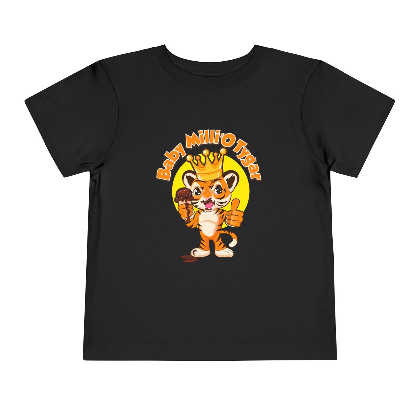 Ice Cream King Toddler Short Sleeve Tee - Animal Design